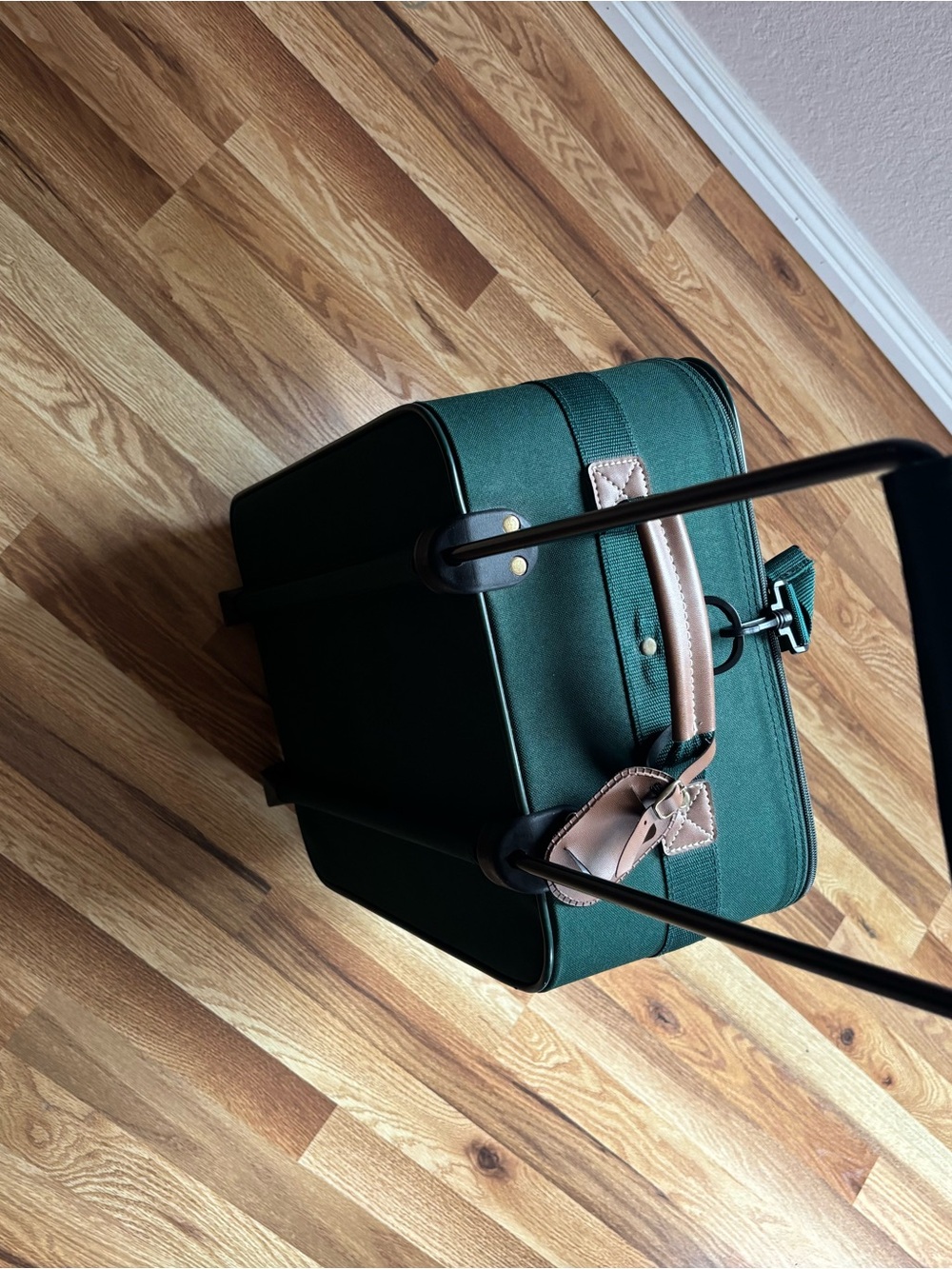 Green Rolling Suitcase - Travel Carry-On - Picture 8 of 8